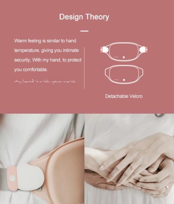 Rechargeable Relaxation Menstrual Pain Patch Relieving Massage Belt - Image 3