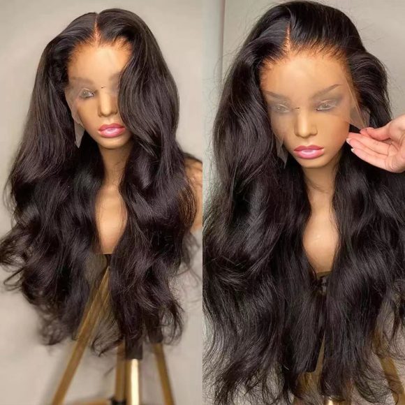 Wig European And American Lace Wigs Chemical Fiber Headgear Front Lace Long Roll - Image 3