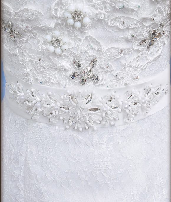 Wholesale new bride wedding fashion lace fishtail skirt Slim Skinny tail wedding dress D92 - Image 3