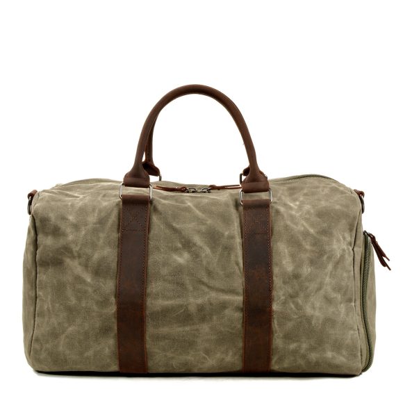 Men's One-shoulder Portable Training Dry Wet Separation Swimming Large Capacity Canvas Luggage Travel Bag - Image 5