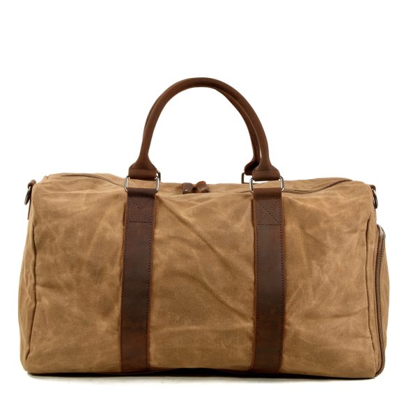 Men's One-shoulder Portable Training Dry Wet Separation Swimming Large Capacity Canvas Luggage Travel Bag - Image 3