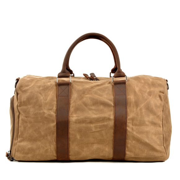 Men's One-shoulder Portable Training Dry Wet Separation Swimming Large Capacity Canvas Luggage Travel Bag - Image 6