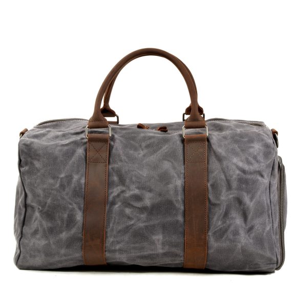Men's One-shoulder Portable Training Dry Wet Separation Swimming Large Capacity Canvas Luggage Travel Bag - Image 4