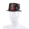 Halloween Props Heavy Metal Top Retro Gothic Steampunk Hat