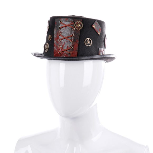 Halloween Props Heavy Metal Top Retro Gothic Steampunk Hat