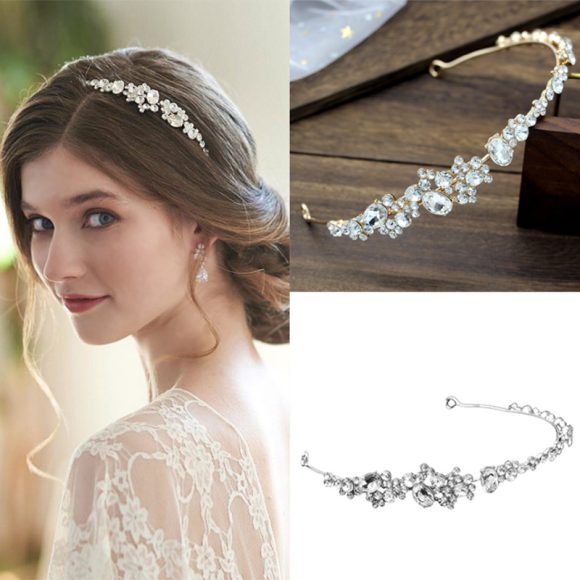 Rhinestone Headband Crown Accessories