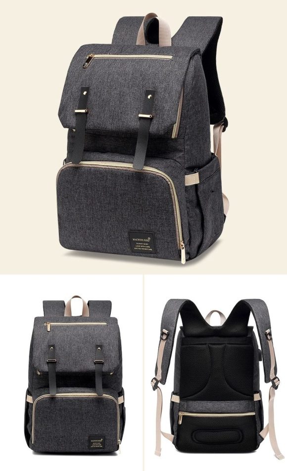 Milk Daddy Backpack Waterproof Mummy Bag Shoulder Pregnancy Pack USB Charging Bottle Heating Pack - Image 2