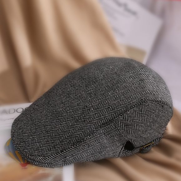 Autumn And Winter Woolen Mens And Womens Beret Caps - Image 5
