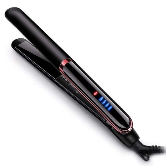 LED display straight hair curling double with curling iron - Image 6