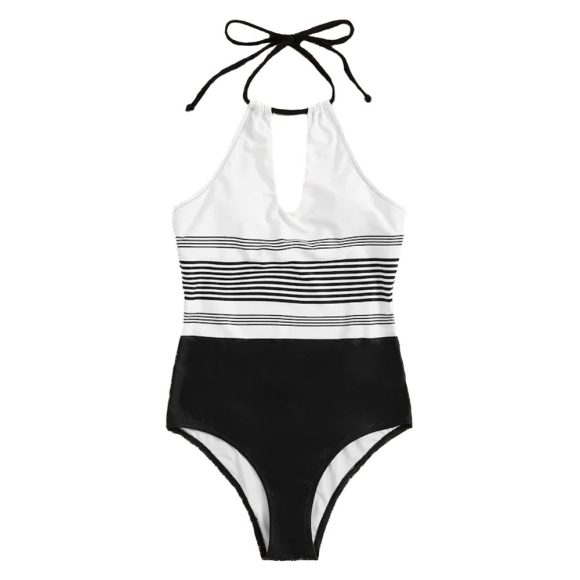 One-piece striped swimsuit - Image 7