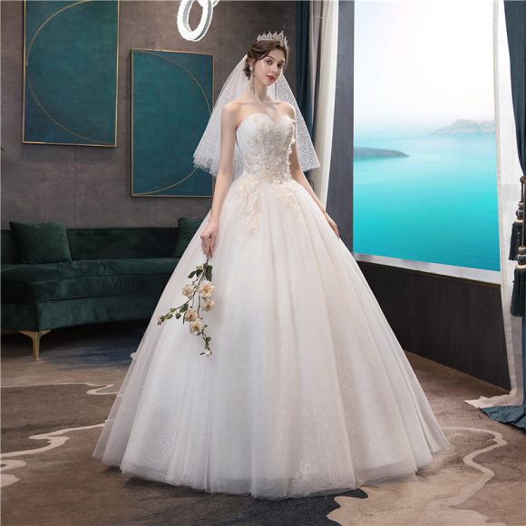 Going out Sasen light wedding dress - Image 6
