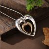 New Hollow Two-color Love Snake Bones Chain Pendant - Image 7