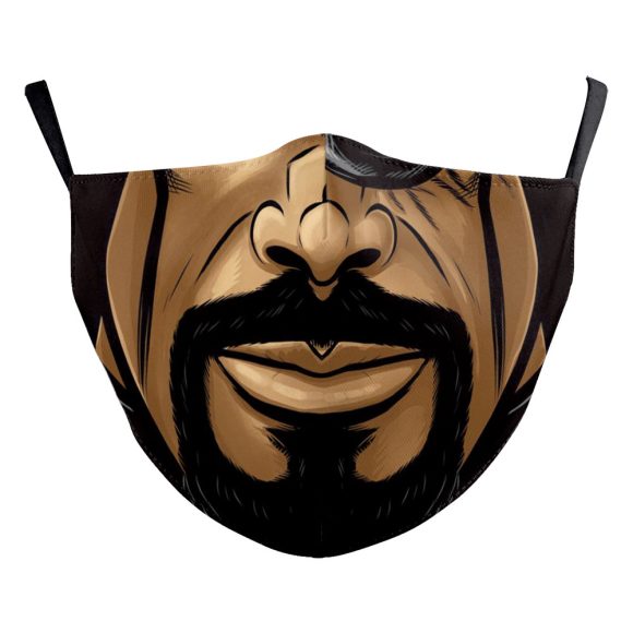 Wansheng Digital Printing Face Animal Tiger Ear Hanging Double-layer Mask - Image 10