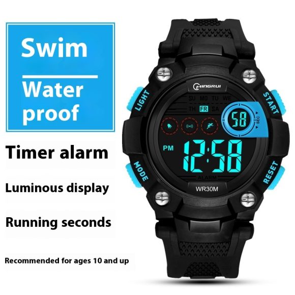 Waterproof Anti-fall Multifunctional Sports Student Electronic Watch - Image 5