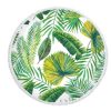 Palm Leaf Round Beach Towel Forest Palm Leaf Beach Towel Shawl Cushion Microfiber - Image 7