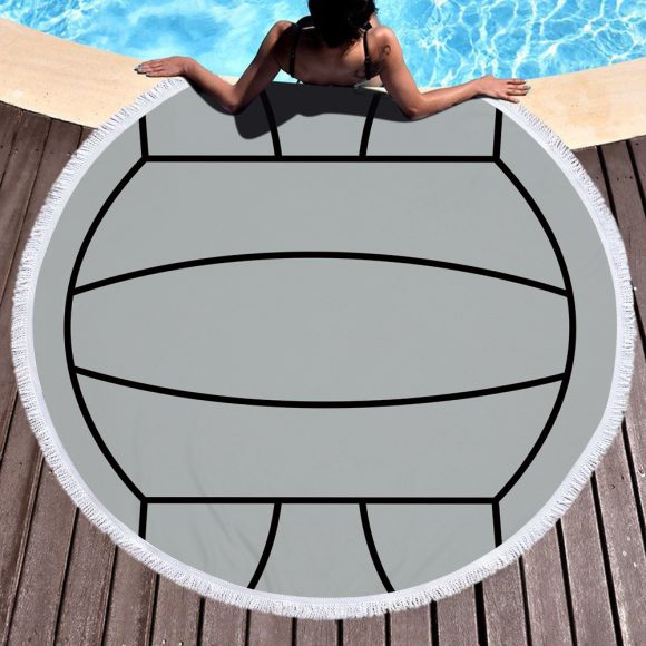 Round printed beach towel bath towel - Image 2