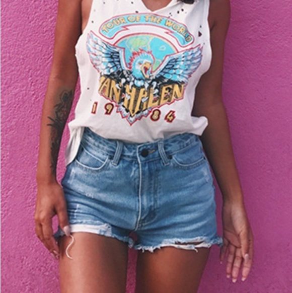 Women's retro ins hot classic ripped denim shorts - Image 2