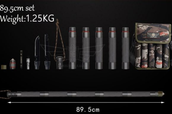 Outdoor Defense Tactical Stick Alpenstock Hiking Camping Equipment Multifunctional Walking Stick - Image 4