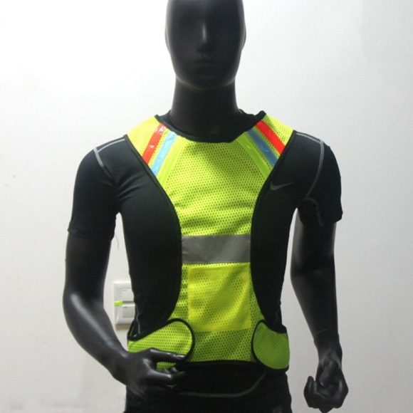 Fluorescent vest LED light reflective vest - Image 3