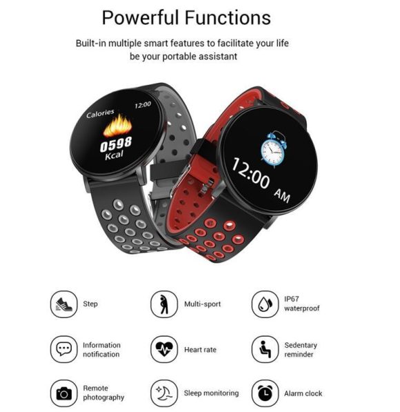 New W8 round screen 1.3 inch color screen smart bracelet - Image 8