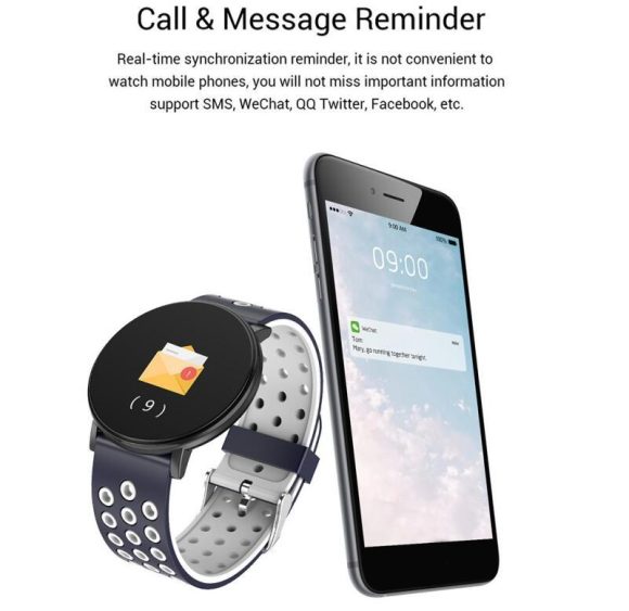 New W8 round screen 1.3 inch color screen smart bracelet - Image 5