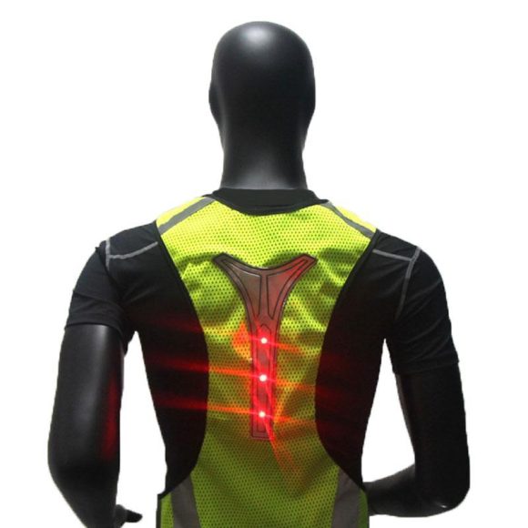 Fluorescent vest LED light reflective vest - Image 9
