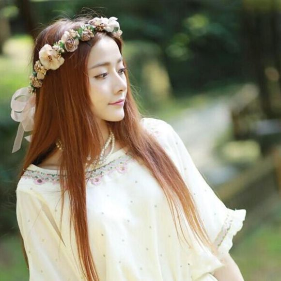 Wedding Garland Flower Crown - Image 5