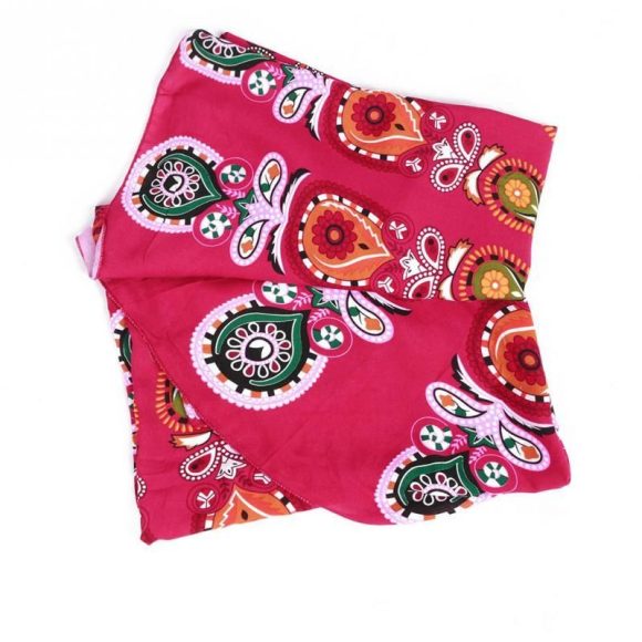MANDALA RED ROUND BEACH BLANKET - Image 3