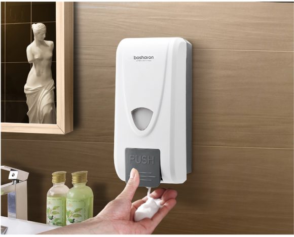 Wall-mounted hand press foam soap dispenser - Image 3