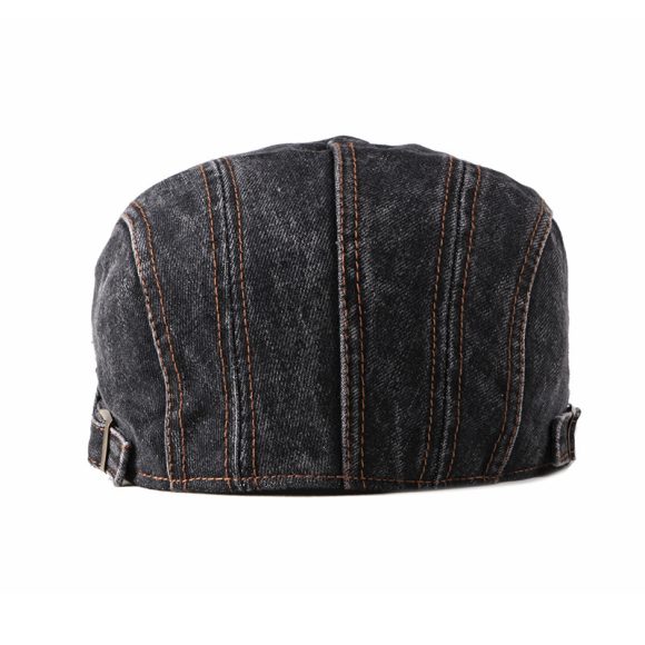Fashion Wash Denim Beret Men - Image 9