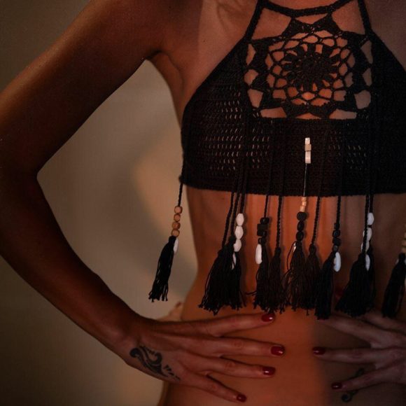 Tassel bohemian swimsuit - Image 7
