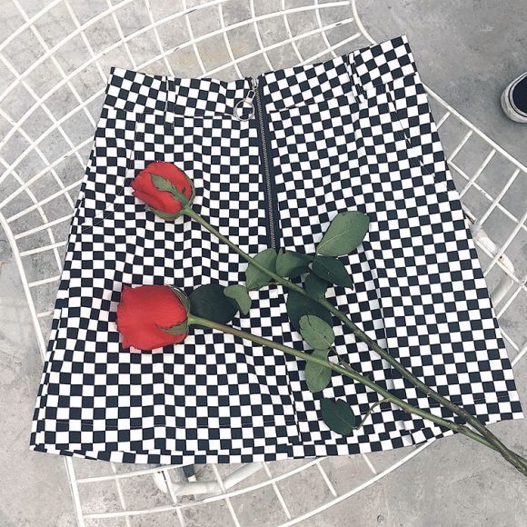 JUPE DAMIER - Image 4