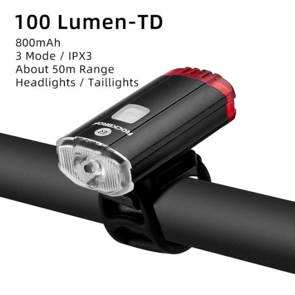 Bicycle light headlights night riding glare flashlight USB charging - Image 6