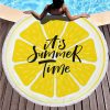 Digital printing round beach towel - Image 10