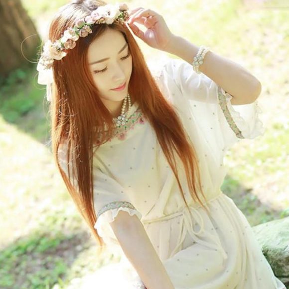 Wedding Garland Flower Crown - Image 2