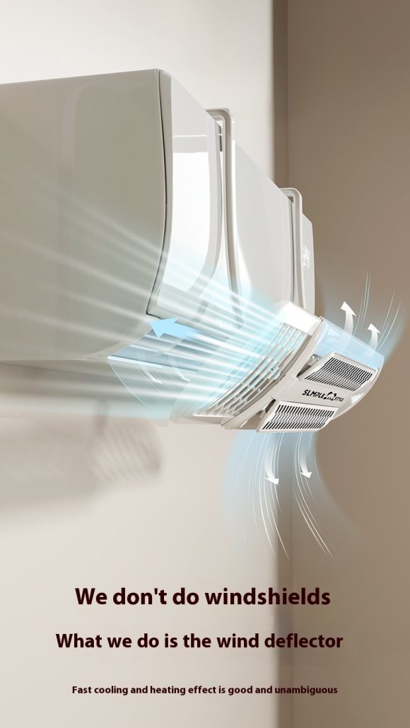 Air Conditioning Windshield Anti-direct Blowing Hanging Universal Confinement Retractable Wind Deflector Hard Board - Image 3