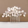 Simple Wedding Ornament Crystal Pearl Handmade