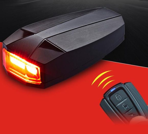 Remote Control Bicycle Alarm Intelligent Bike Tail Light - Image 4