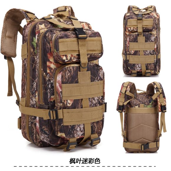 Camouflage Backpack Outdoor Sports Upgraded 3P Bag Camouflage Backpack Tactical Backpack Outdoor Camping Travel - Image 10