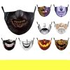 Halloween Digital Printing Funny Horror Face Double Layer Dust Mask - Image 3