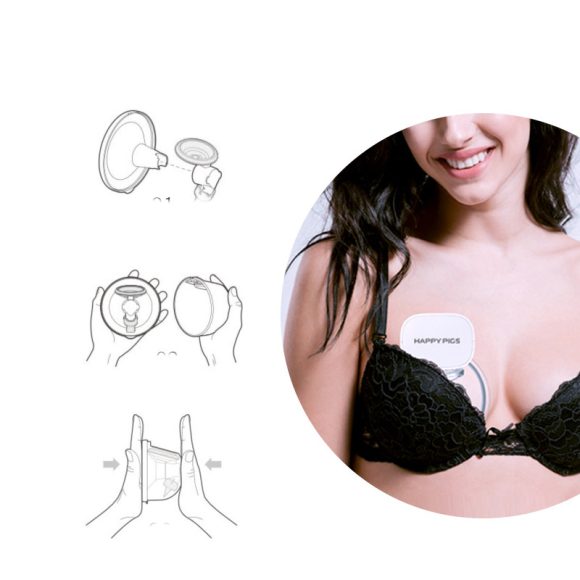 Wearable Electric Silent Cordless Breast Pumping Invisible Milking - Image 3