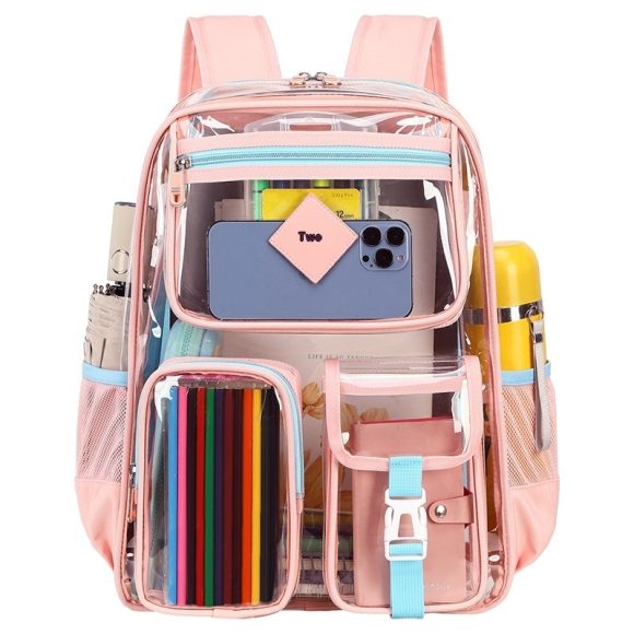 Transparent Bag Waterproof Primary School Student Schoolbag For Junior High School Grade - Image 9