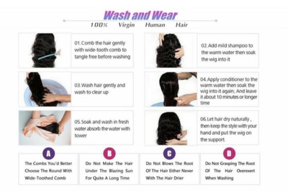 Human Hair Loose Deep Lace Frontal Wigs 13x4 Headgear - Image 6