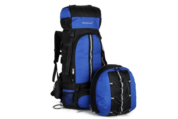 Factory wholesale professional sports 80L mountaineering bun outdoor travel exercise double shoulder bag hiking bag - Image 6