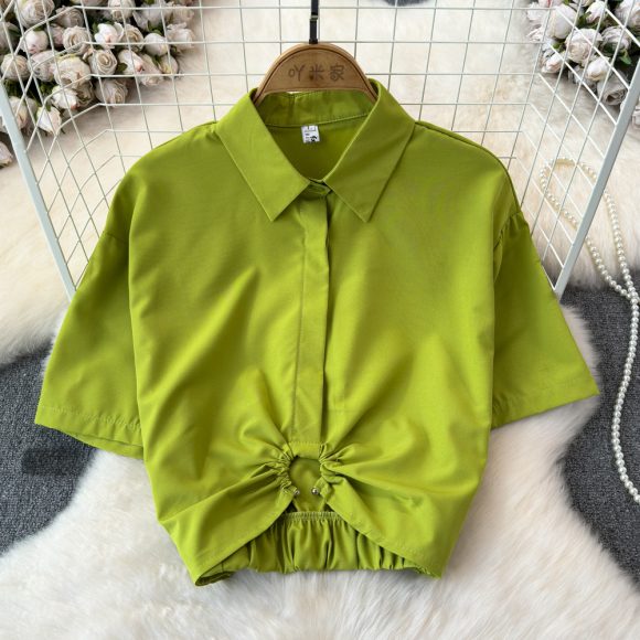Summer French Minority Design Blouse Shirt For Women - Image 2
