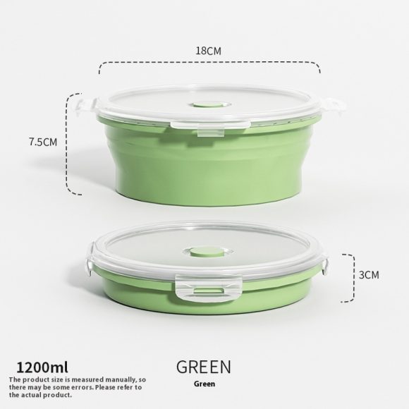 Travel Outdoor Silicone Folding Lunch Box - Image 8