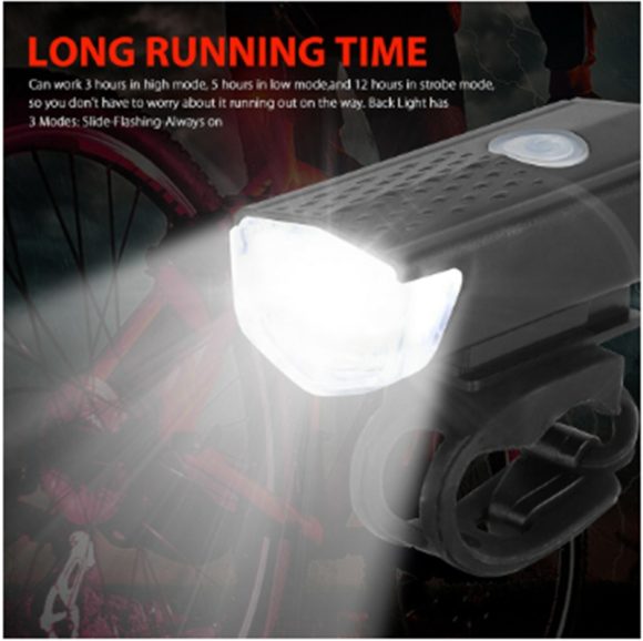 Bicycle Front Light USB Charging Highlight Headlight - Image 8