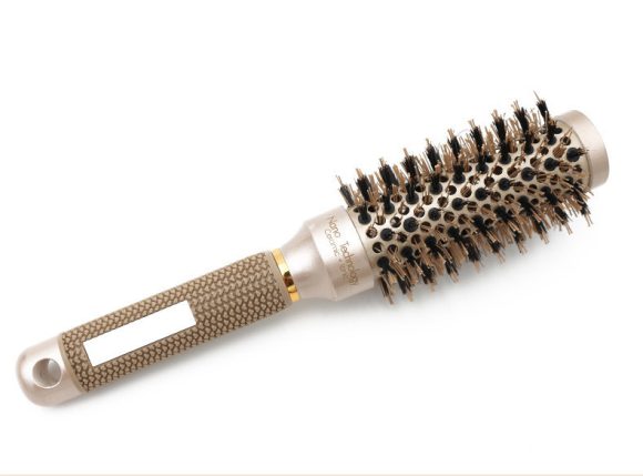 Hair Comb Brush Nano Hairbrush Ceramic Ion Round Barrel Comb Hairdressing Hair Salon Styling Tool - Image 4
