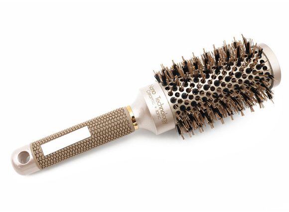 Hair Comb Brush Nano Hairbrush Ceramic Ion Round Barrel Comb Hairdressing Hair Salon Styling Tool - Image 7
