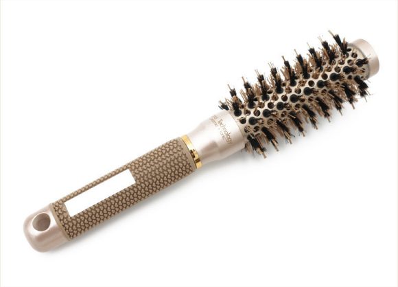 Hair Comb Brush Nano Hairbrush Ceramic Ion Round Barrel Comb Hairdressing Hair Salon Styling Tool - Image 2